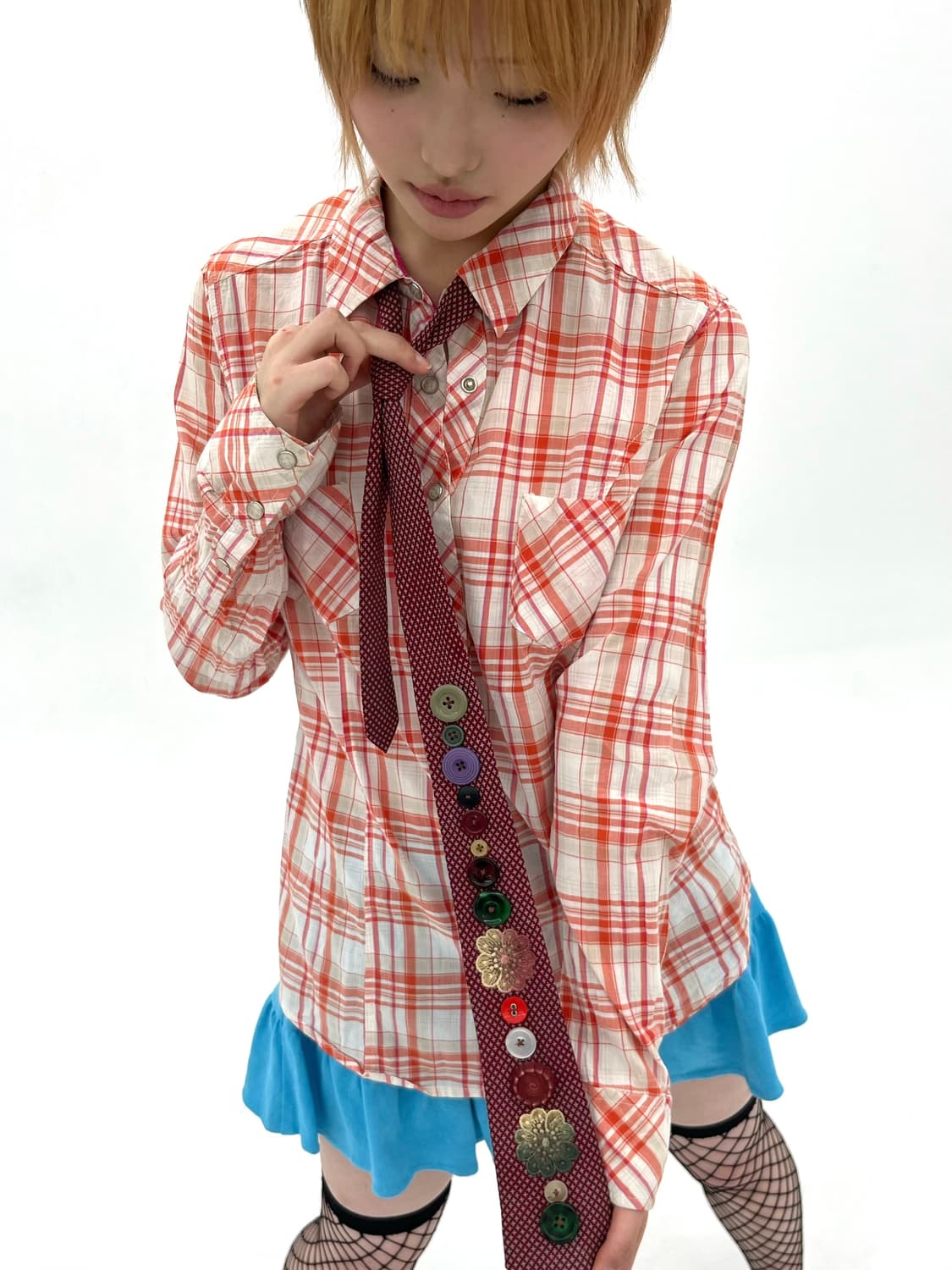 vintage star hair clips + shirt set 상품이미지1