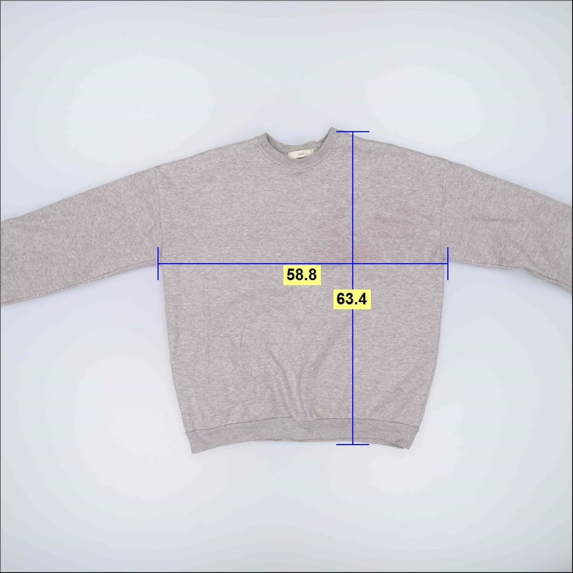 실측확인 모스 맨투맨 티셔츠 0423H1 상품이미지8