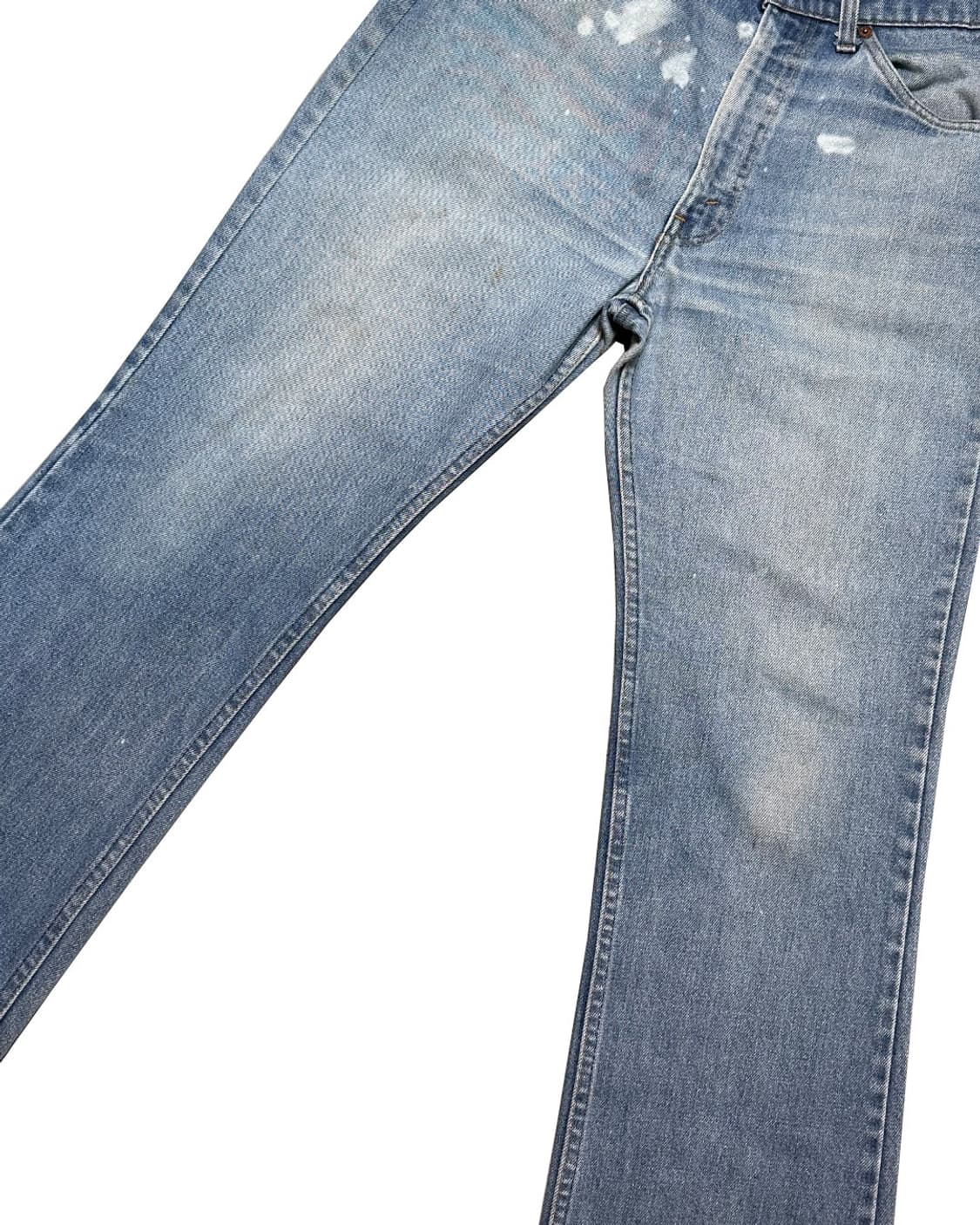 80s 리바이스517 부츠컷 오렌지탭 데님 팬츠 34x32 상품이미지4