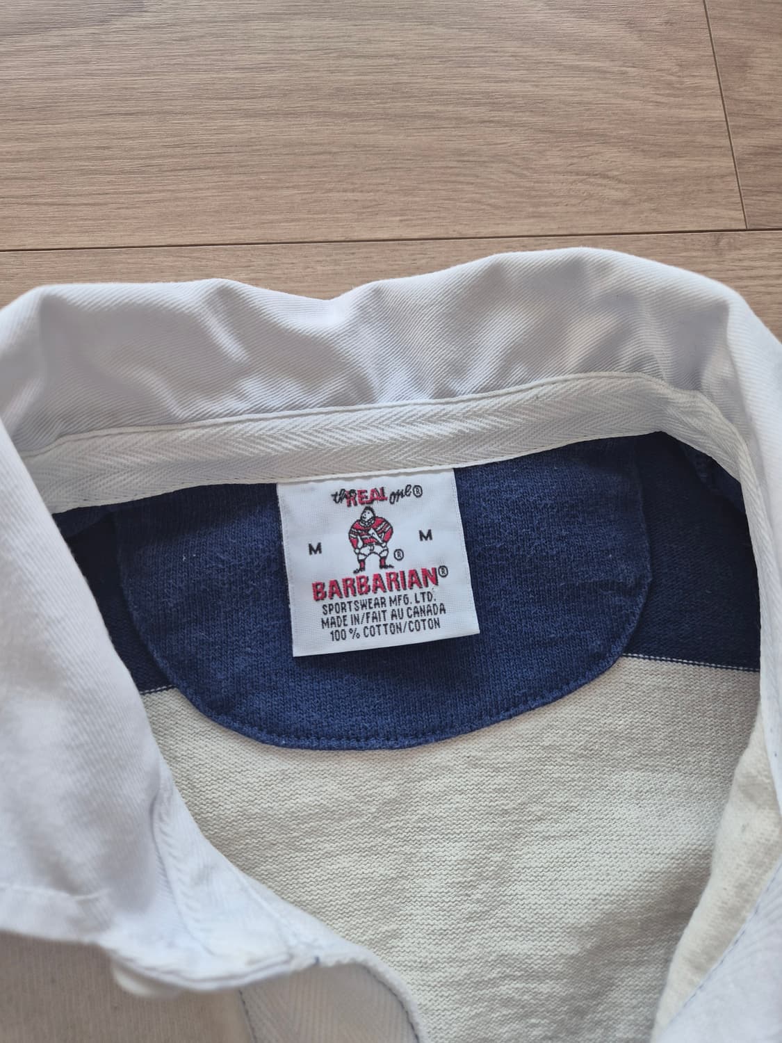 바바리안 스포츠웨어 Ocean/Ivory 럭비셔츠 상품이미지3