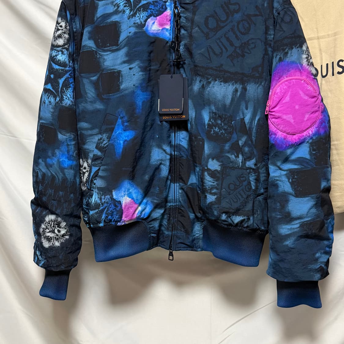 [S+급/46] 루이비통 솔트 다미에 봄버자켓  풀구성 상품이미지3
