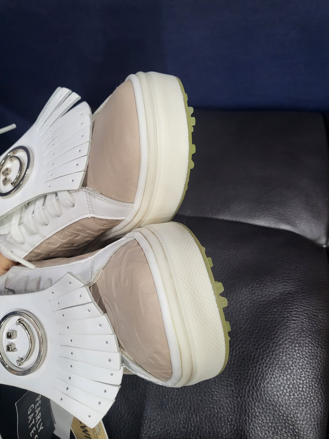 파리게이츠 스마일 태슬 엠보 로고 골프화(새상품) 상품이미지5