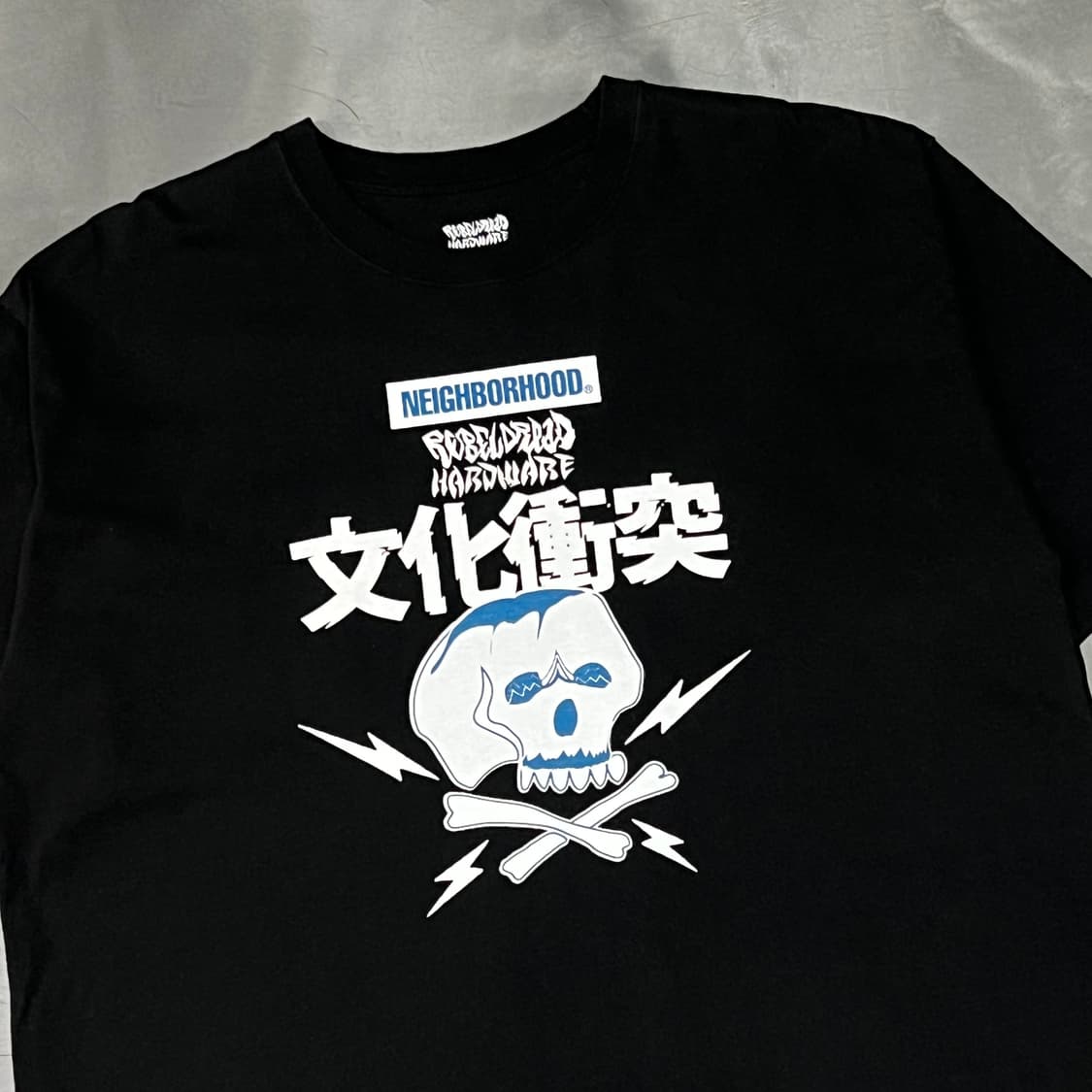  네이버후드x레벨 드레스 하드웨어 프린팅 반팔티 y15967 상품이미지3