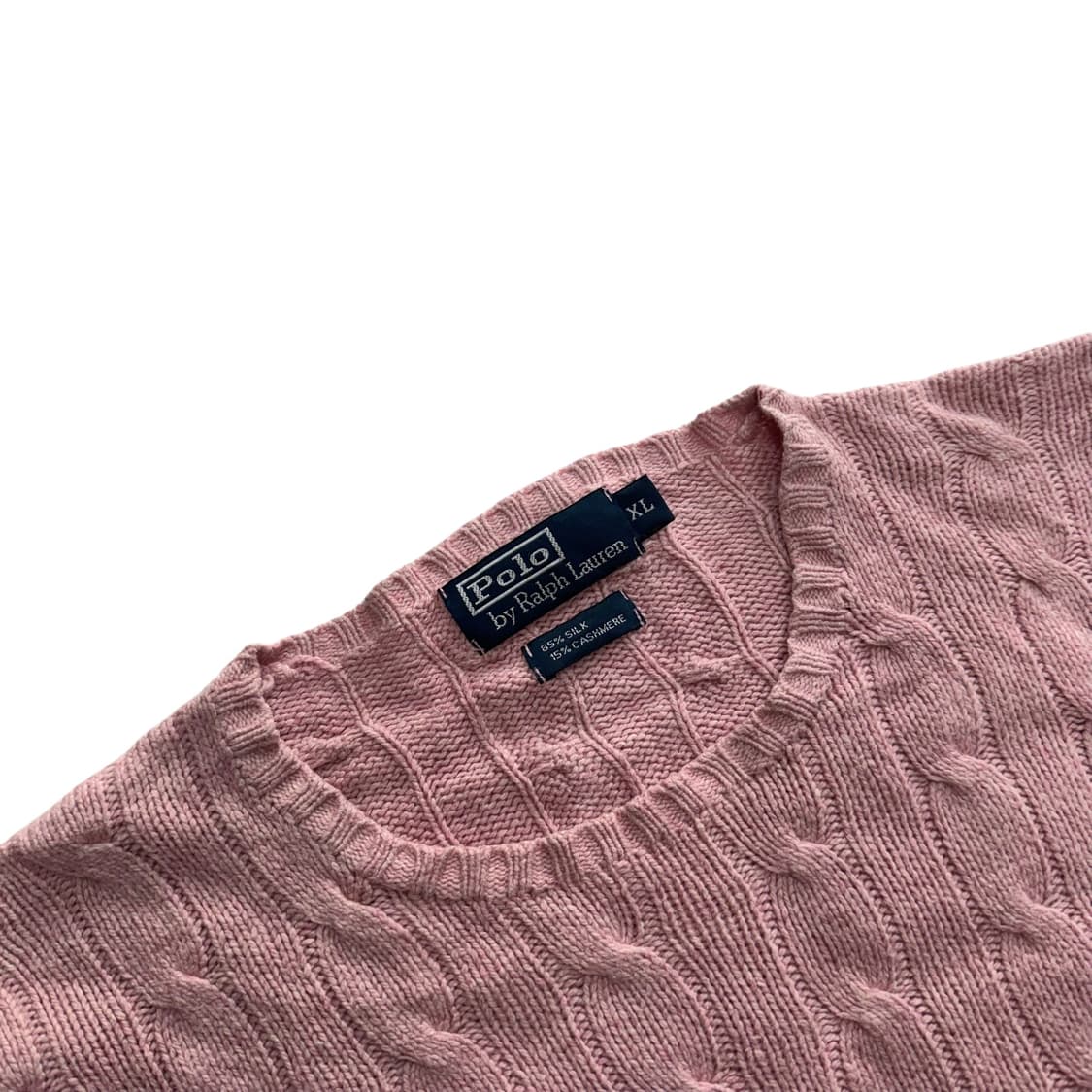 [105] 폴로 랄프로렌 캐시미어/실크 케이블 스웨터 니트 상품이미지3