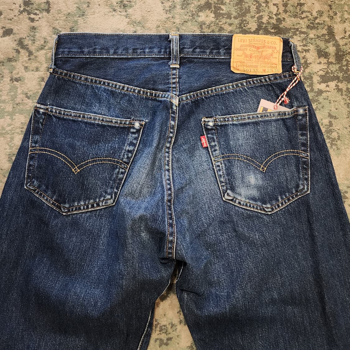 90s USA 발렌시아공장 제작 LVC 501XX 셀비지데님 상품이미지5