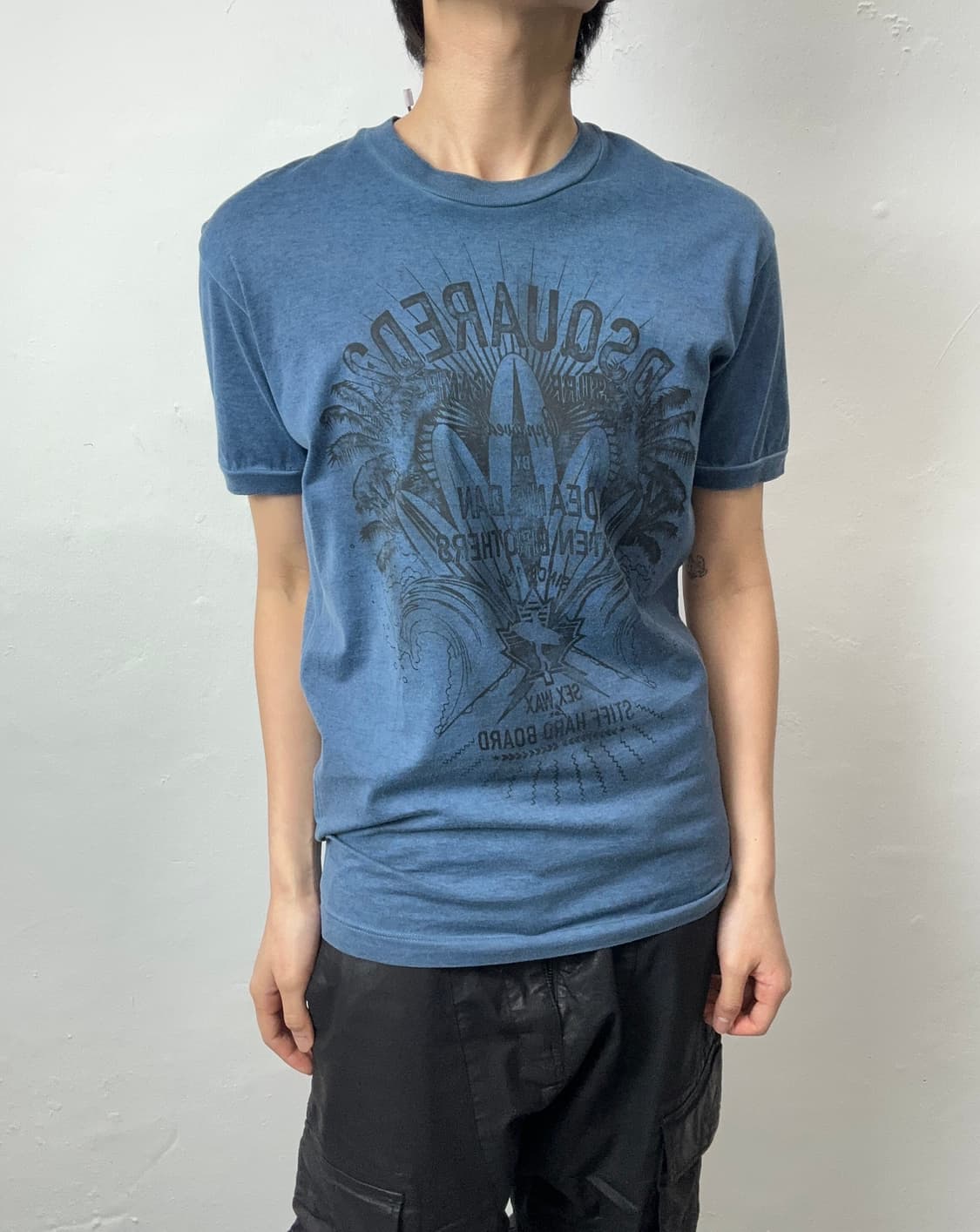 Dsquared2 16ss Chic Dan Fit Graphic T-Sh 상품이미지1