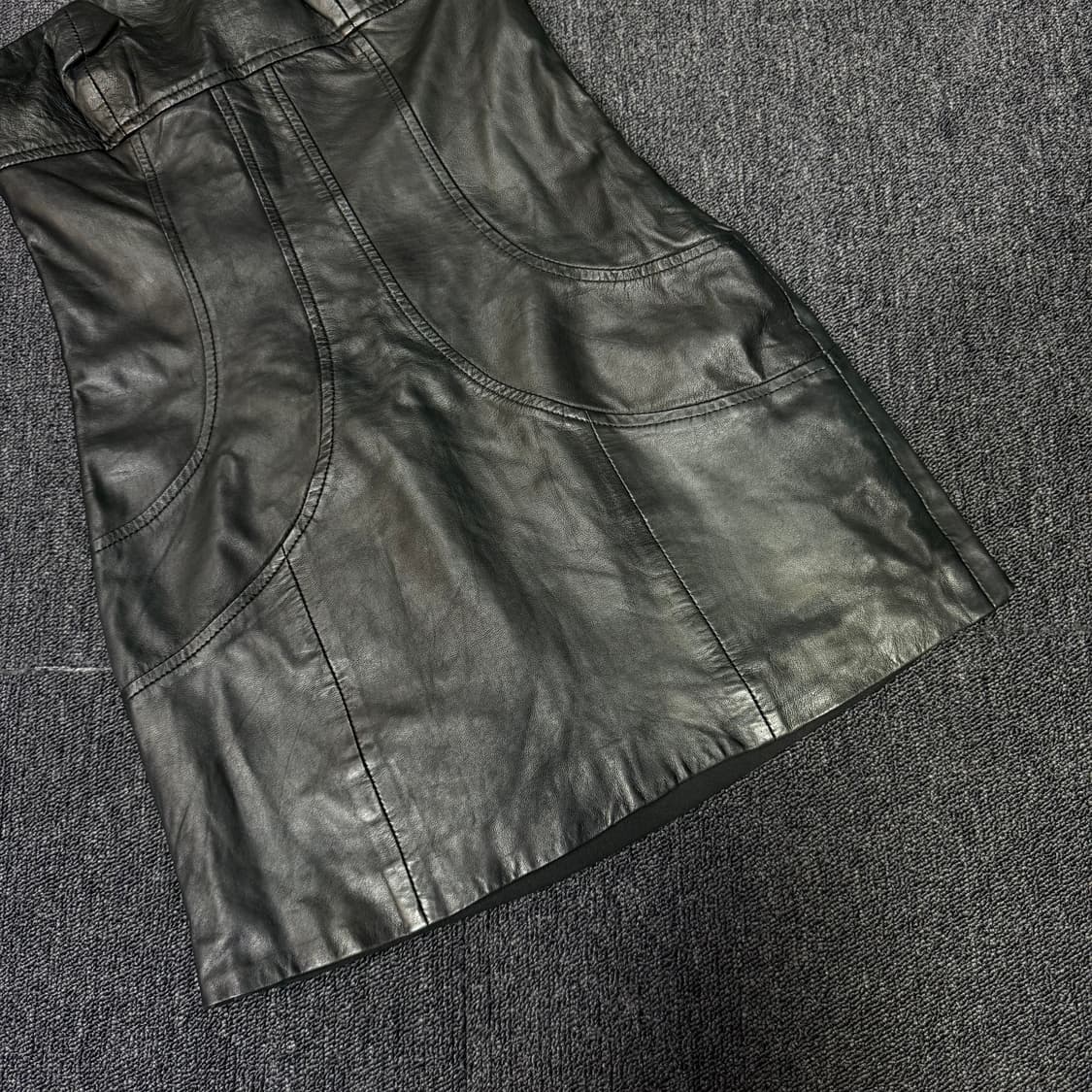 알마니 익스체인지 양가죽 튜브 원피스  상품이미지3