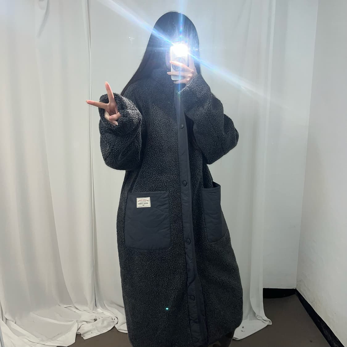 Kodak Gray Long Fleece Jacket 상품이미지2