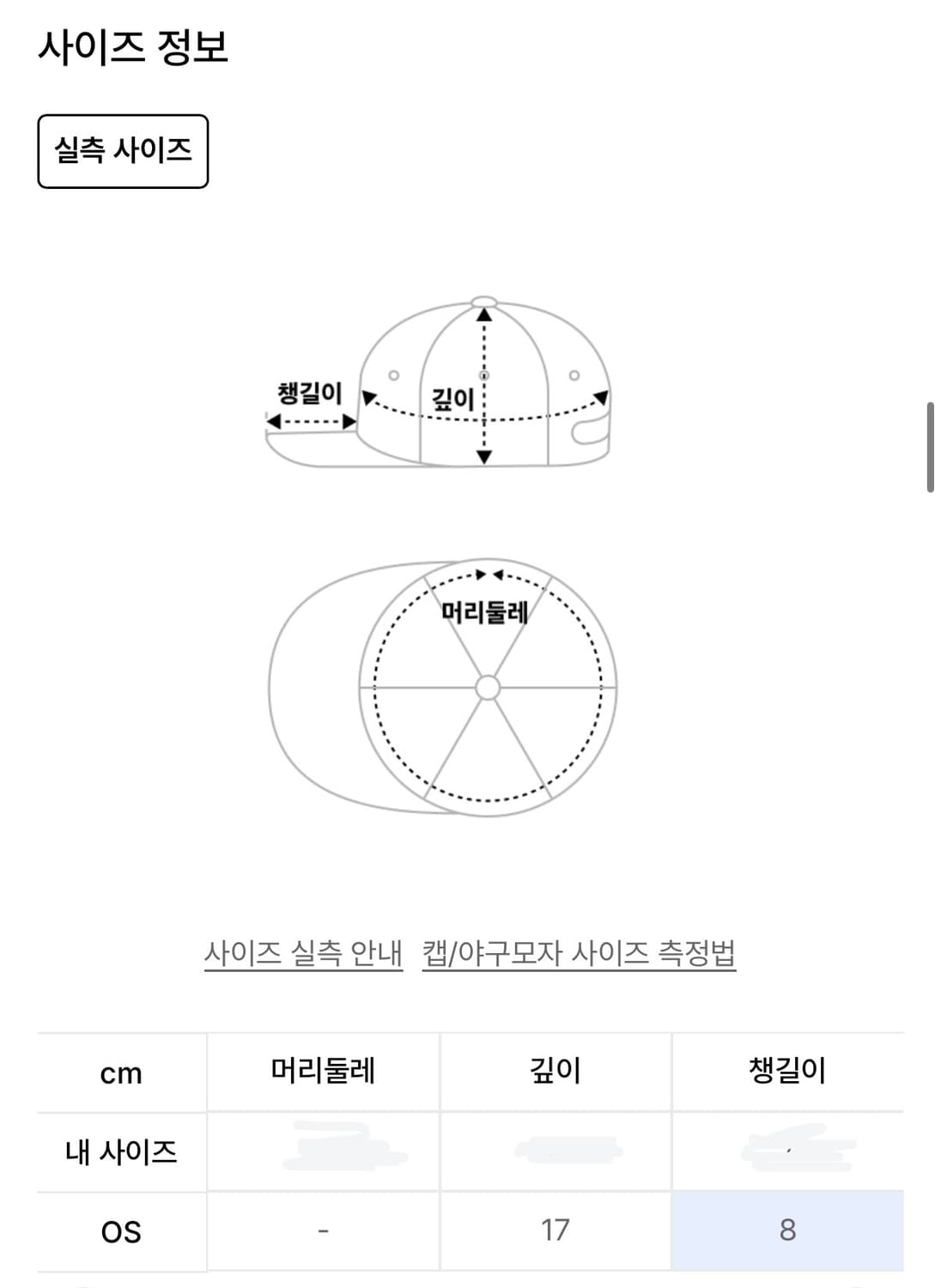 예스아이씨 로고 볼캡 상품이미지4