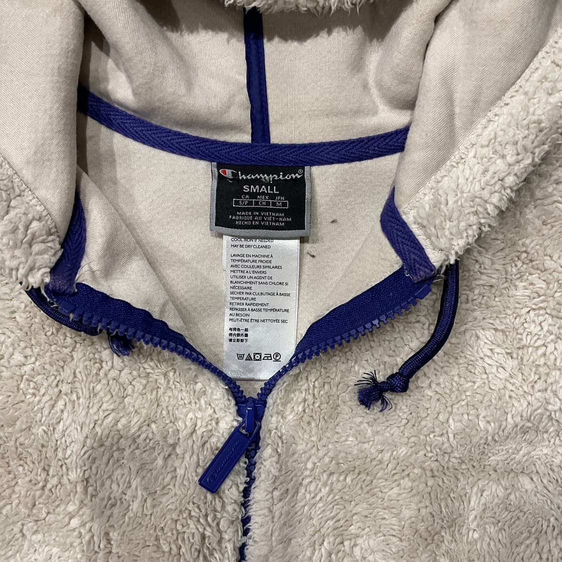 Champion 보아털 후드 집업 아노락 상품이미지4