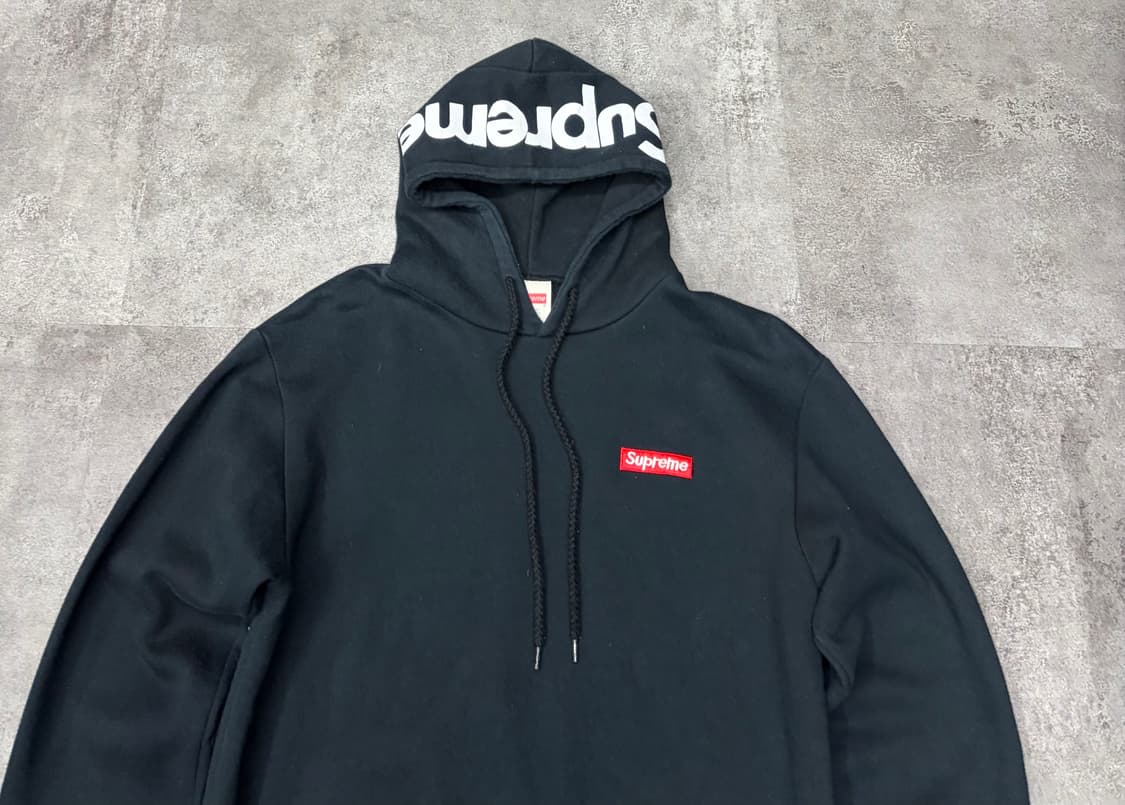 10s 슈프림 블랙 박스 로고 후드티 상품이미지2