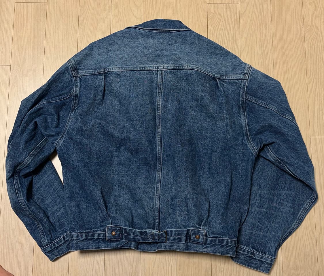 비헤비어 타입원 청자켓 type 1 워시드 블루 3사이즈 상품이미지3