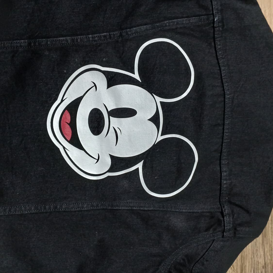 Levis 리바이스 미키마우스 콜라보 쉐르파 흑청 데님자켓 양털 상품이미지5