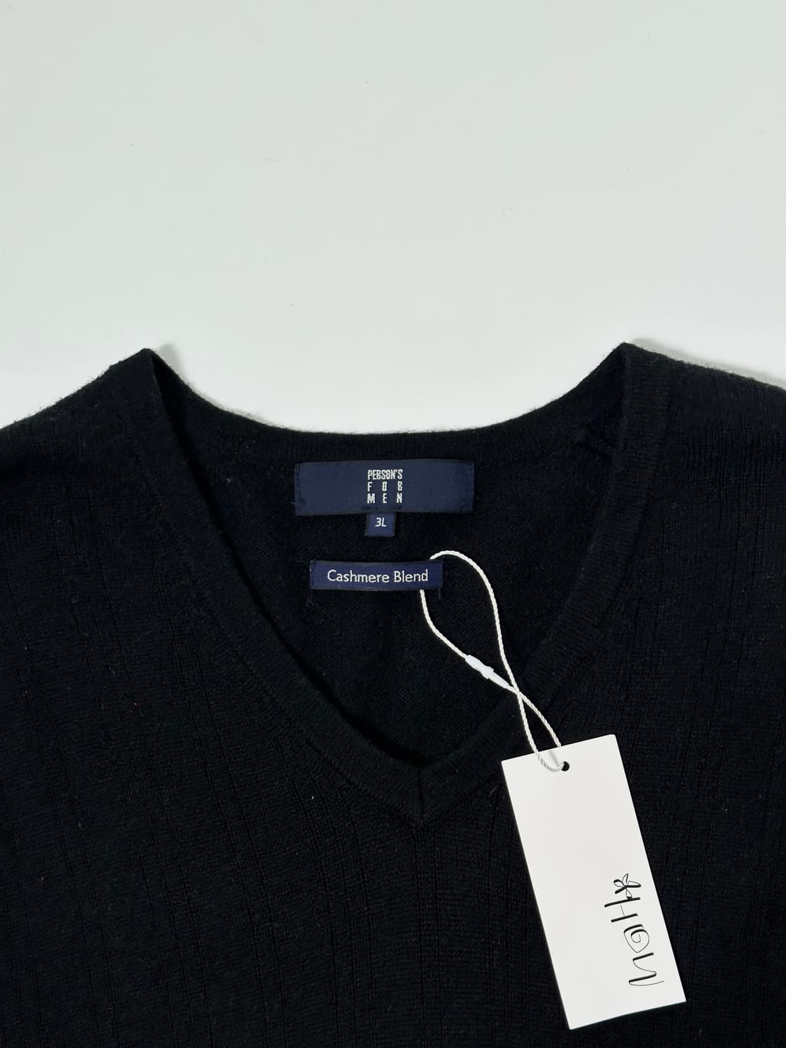 캐시미어 블랜드 블랙 니트 상품이미지7