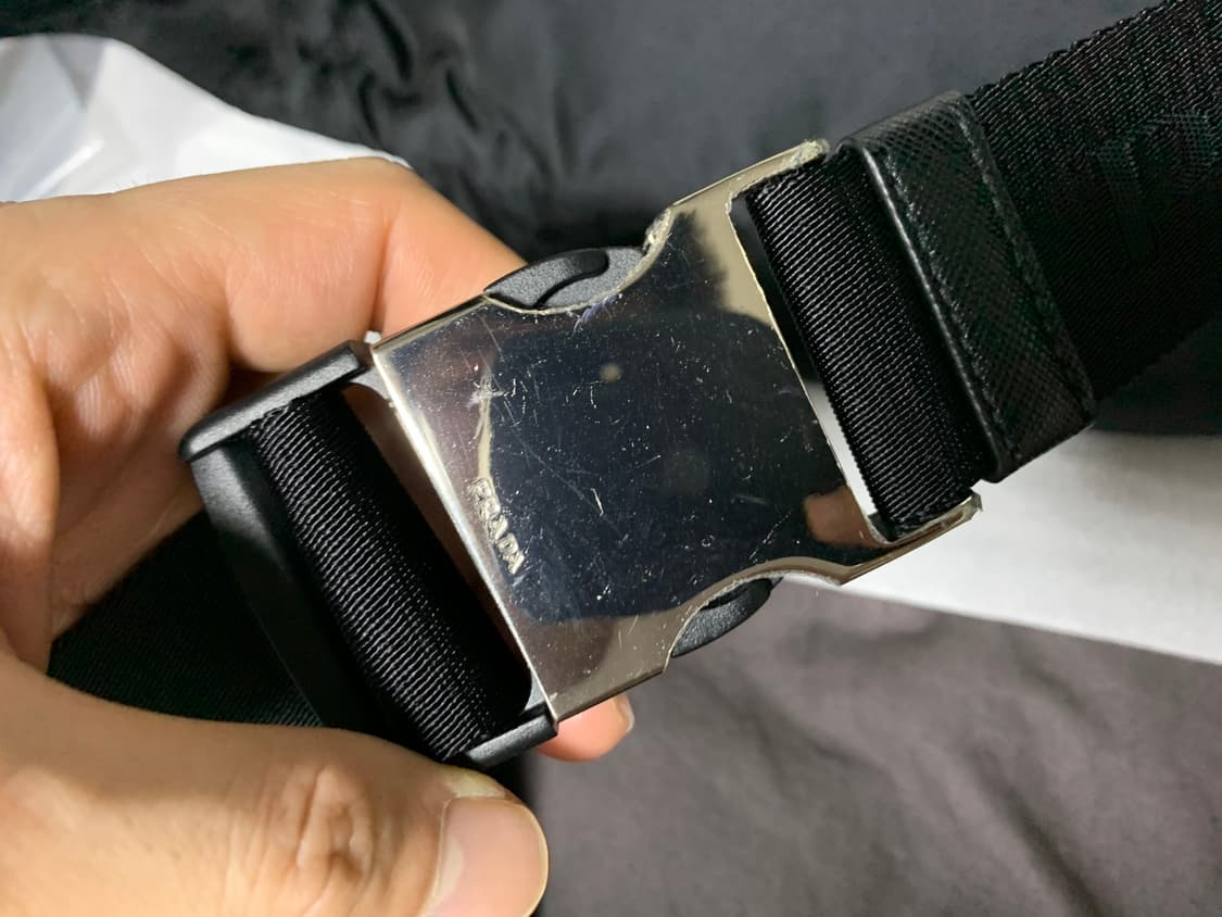 [PRADA] 2VL132 블랙 범백, 힙색, 벨트백 상품이미지8