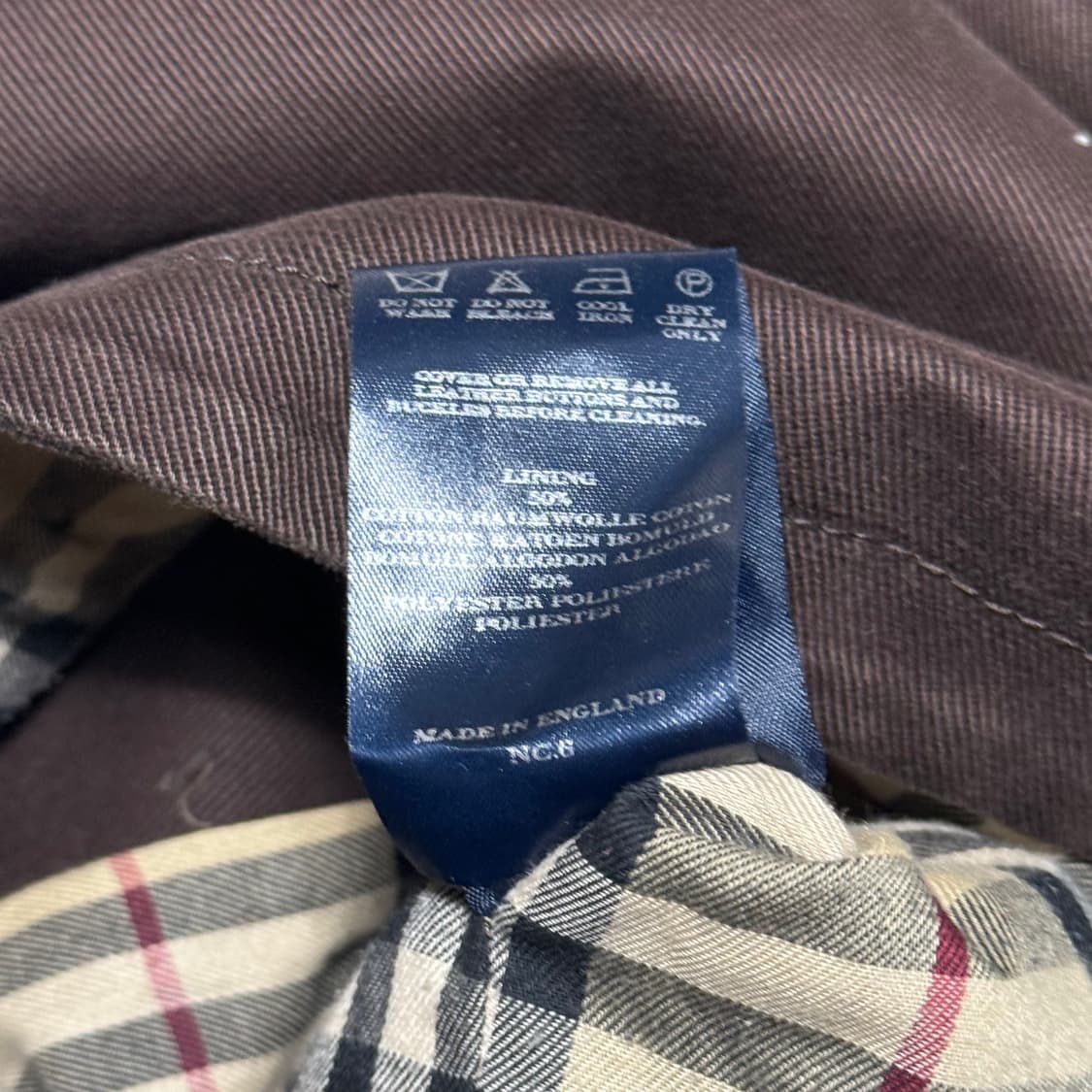 XL 버버리 클래식 브라운 해링턴 자켓 상품이미지5