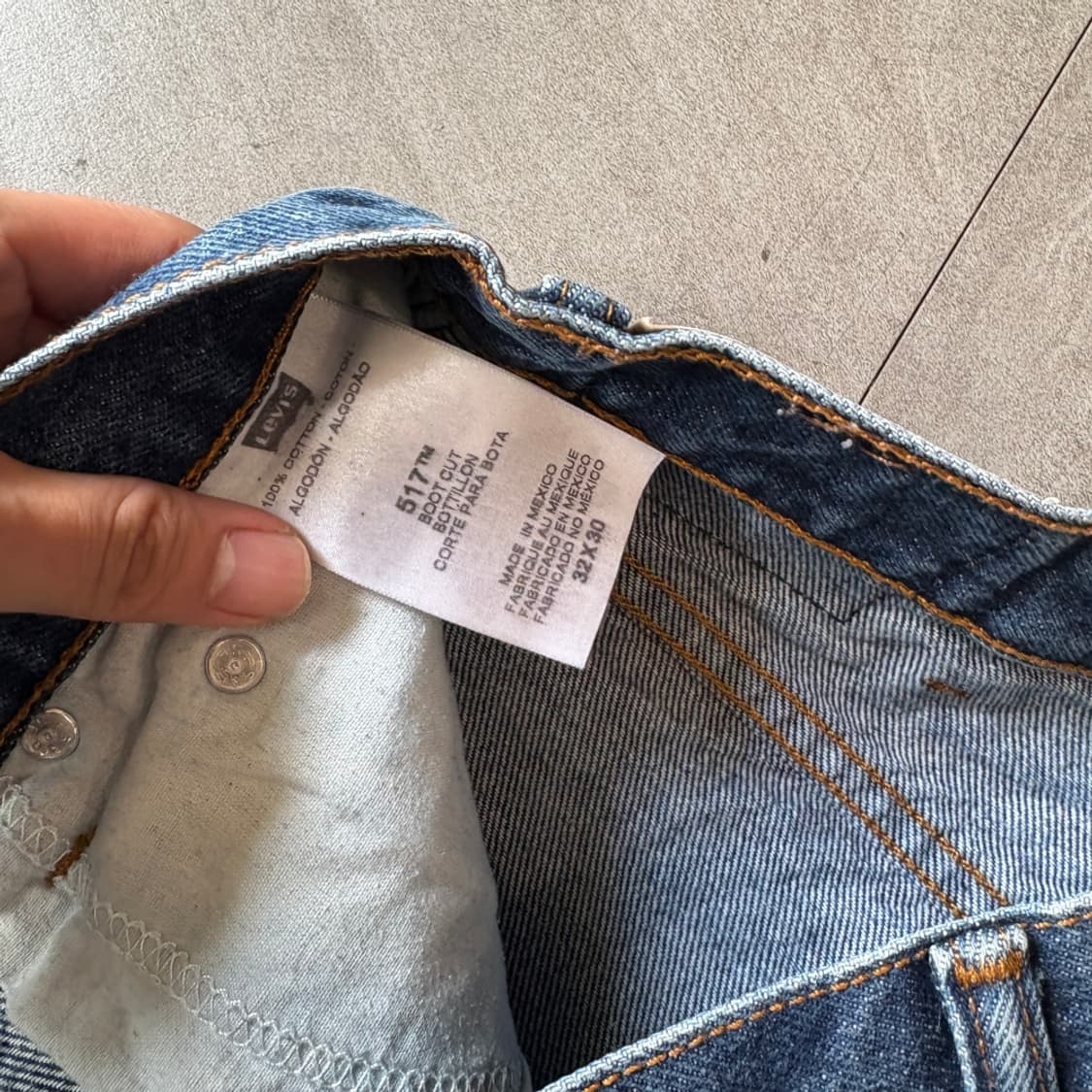 리바이스 정품 517 데님 팬츠 바지 상품이미지6