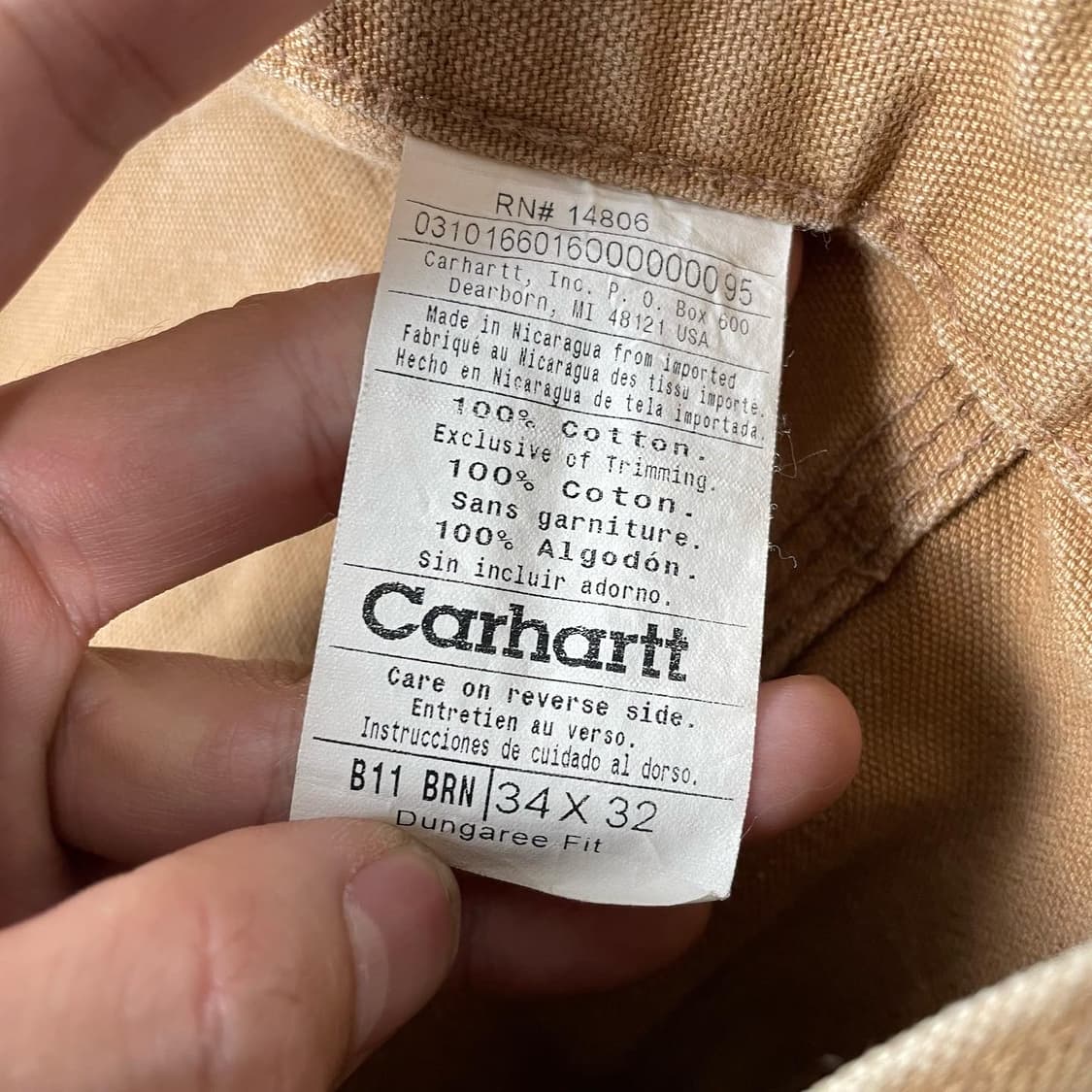 칼하트 카펜터팬츠 상품이미지7