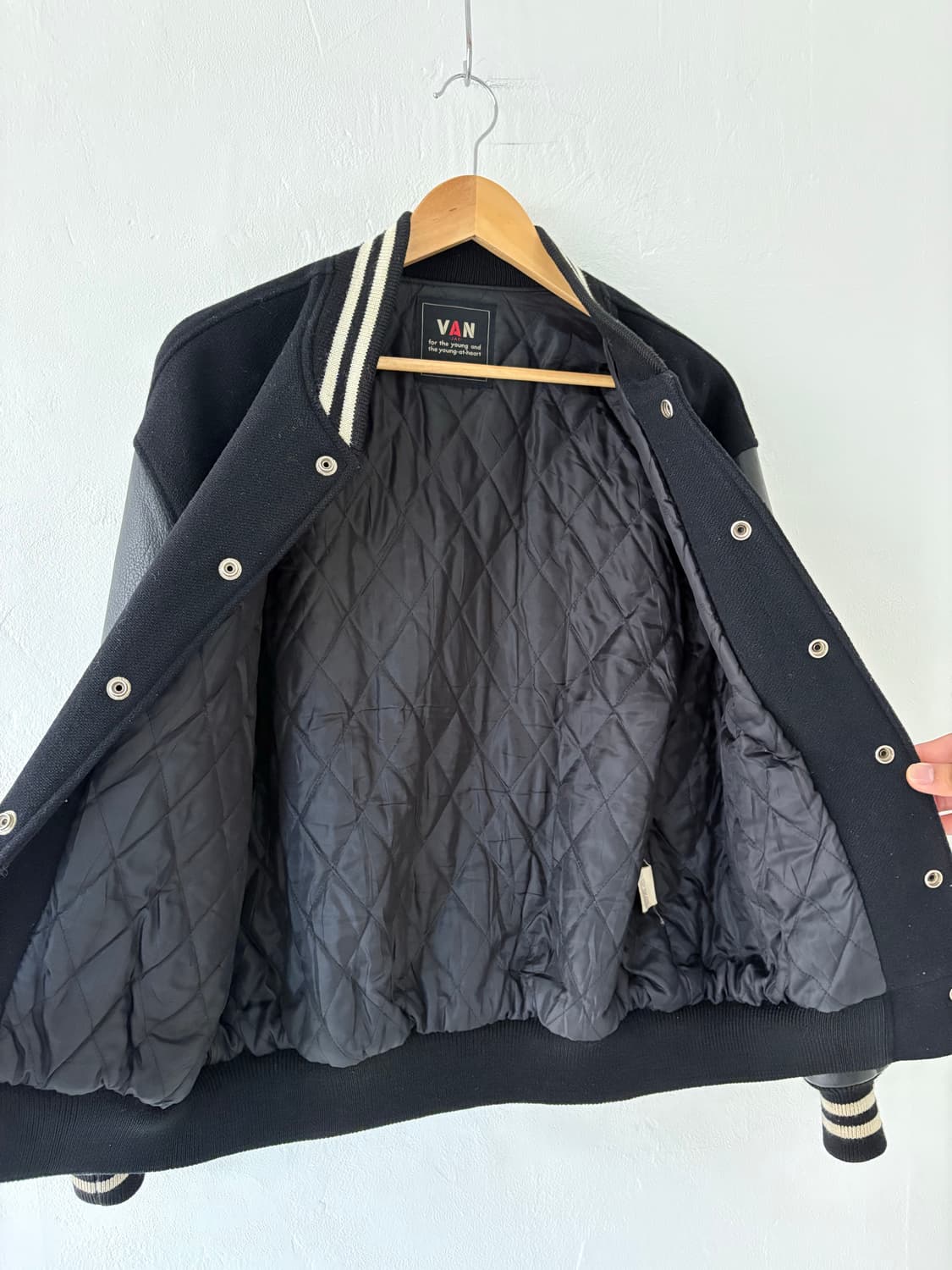 80's Van Jacket american football Letter 상품이미지7