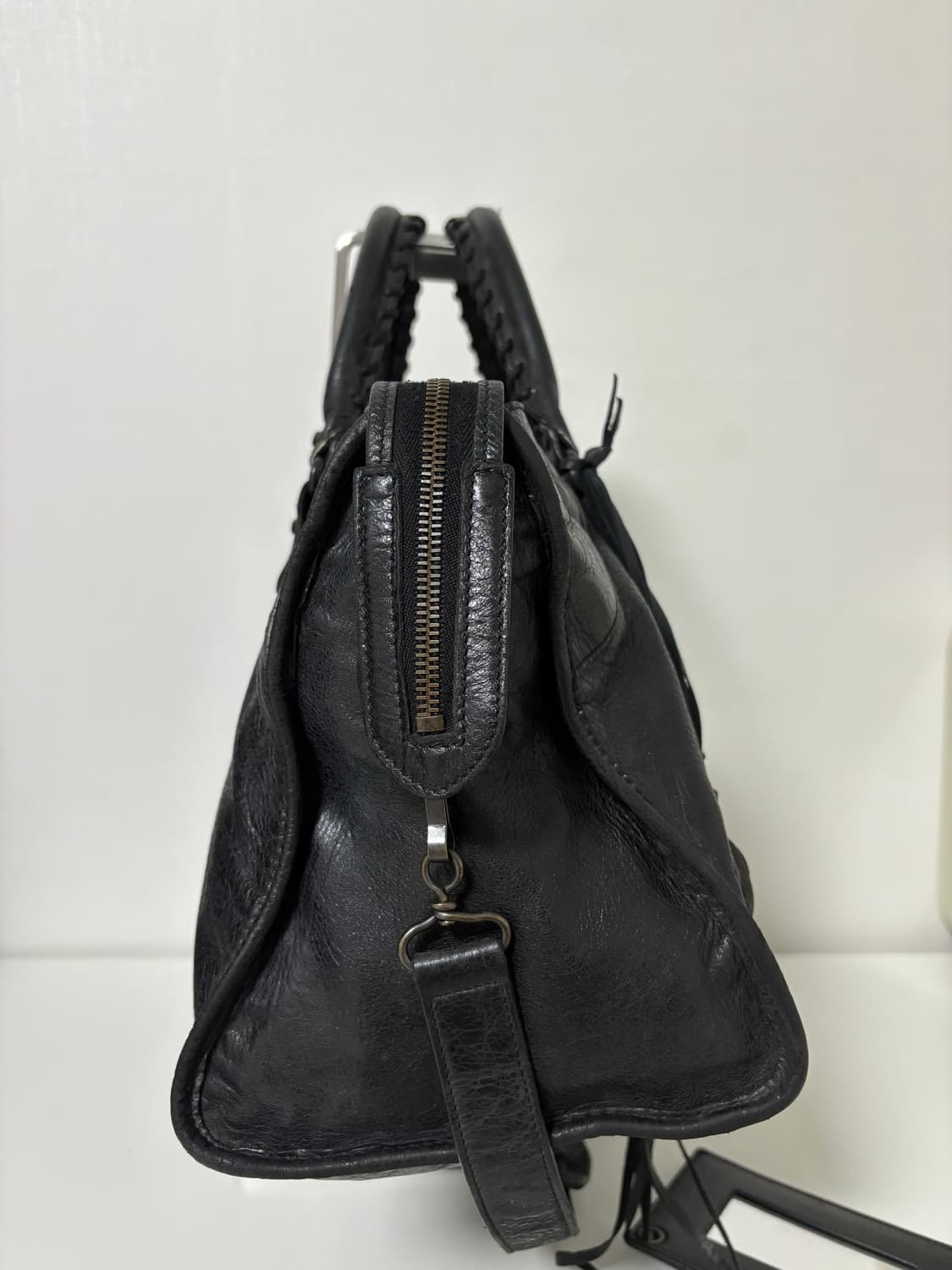 발렌시아가 파트타임 모터백 블랙 상품이미지2