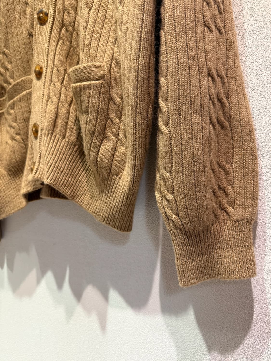 Santa fe CAMEL 100% 가디건 상품이미지4