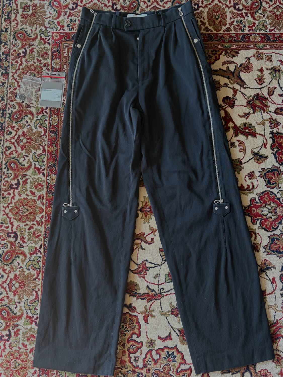 [46]24FW 키코 코스타디노브 녹스 트라우저 레이븐 블랙 상품이미지3