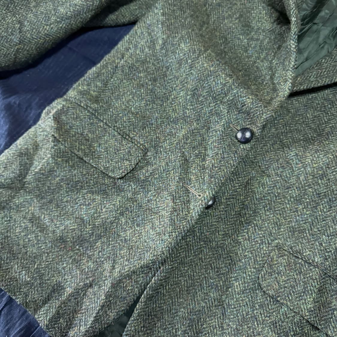 해리스트위드 트위드 울 자켓 38 상품이미지3