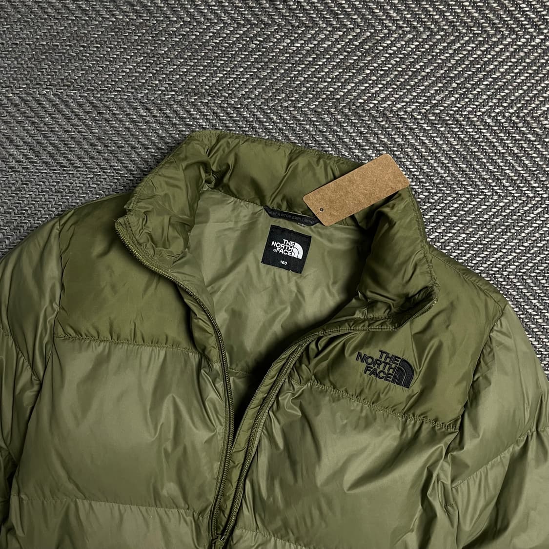 노스페이스 온 볼 마운틴 경량 다운 푸퍼 패딩 올리브o 5204 상품이미지4