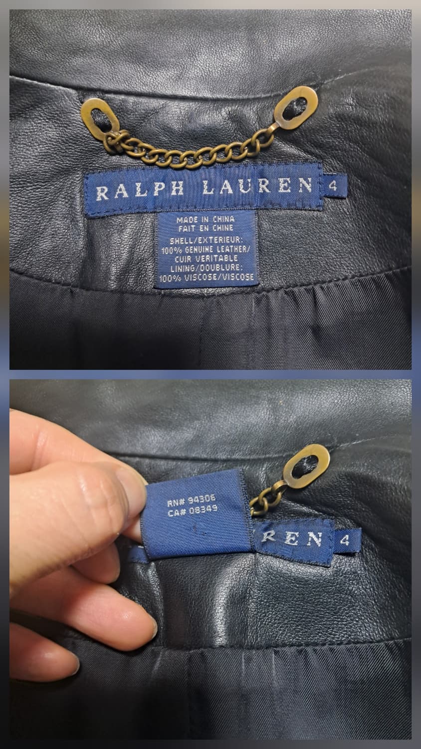 랄프로렌 여성 양가죽 램스킨 자켓 4(약44~날씬55) 상품이미지8