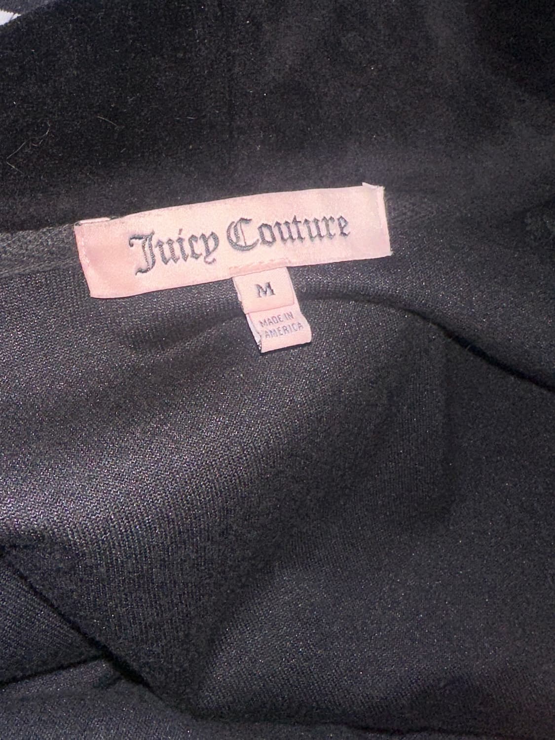 빈티지 쥬시꾸뛰르 슬림핏 벨벳후드집업 상품이미지7