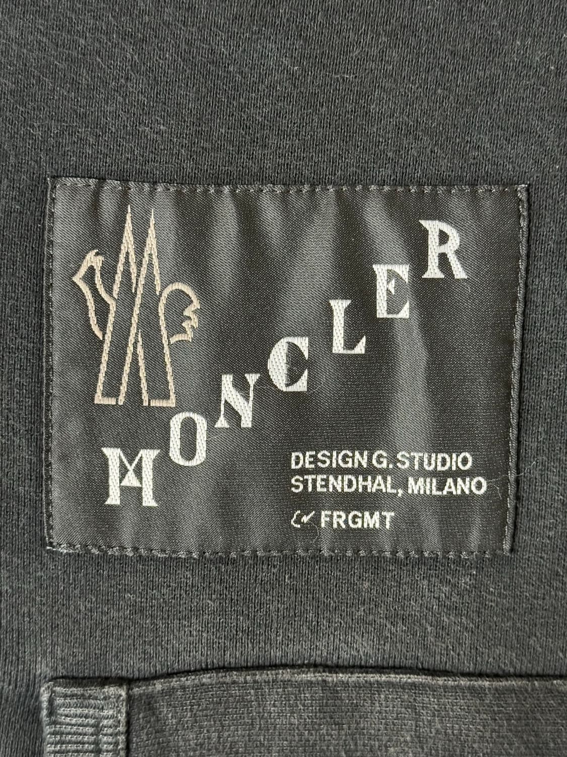 Moncler 몽클레어 프라그먼트 후드 집업 블랙 상품이미지3