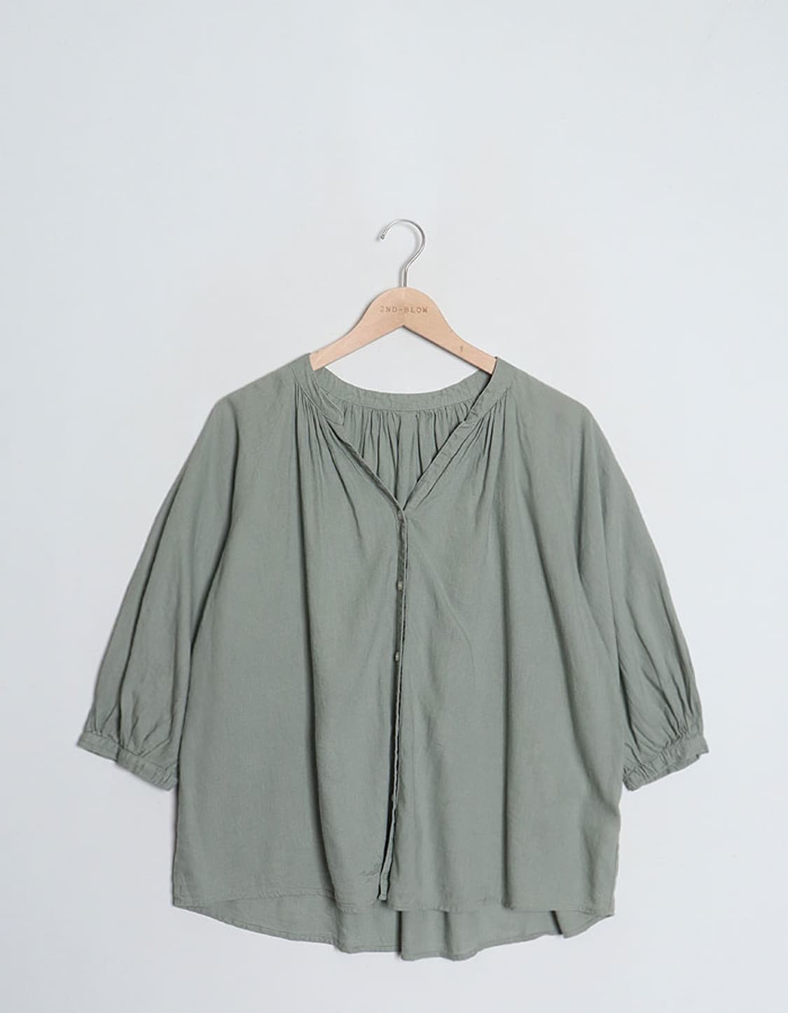 G U LinenBlend Blouse 상품이미지1