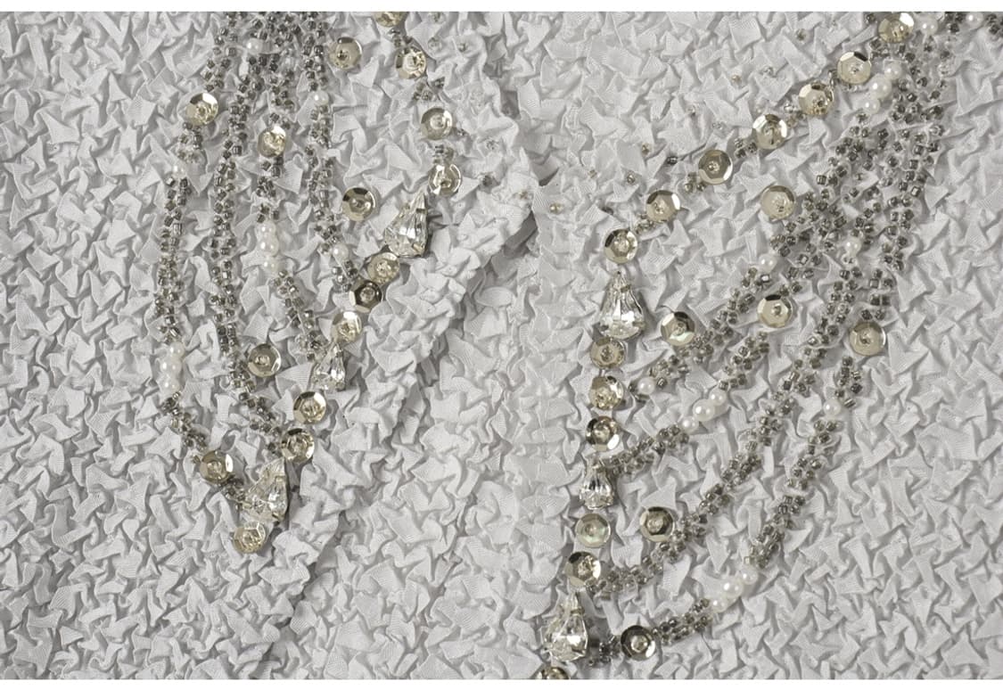 SPECCHIO 스피치오 플리츠 시퀸 볼레로 상품이미지4