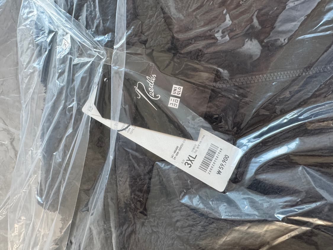 유니클로x니들스 후리스 블랙 상품이미지2