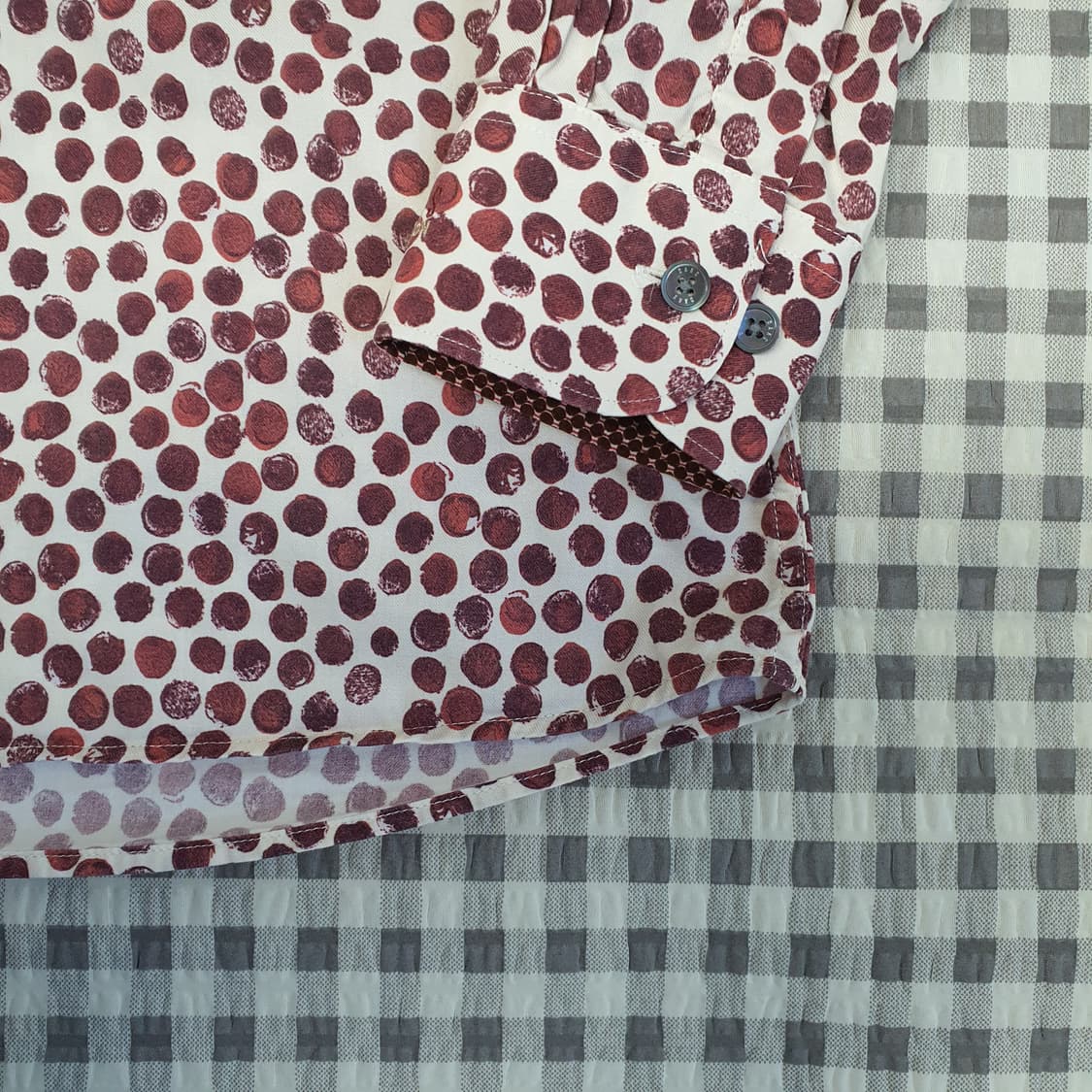 닥스 도트 긴소매 셔츠 남자95 상품이미지4