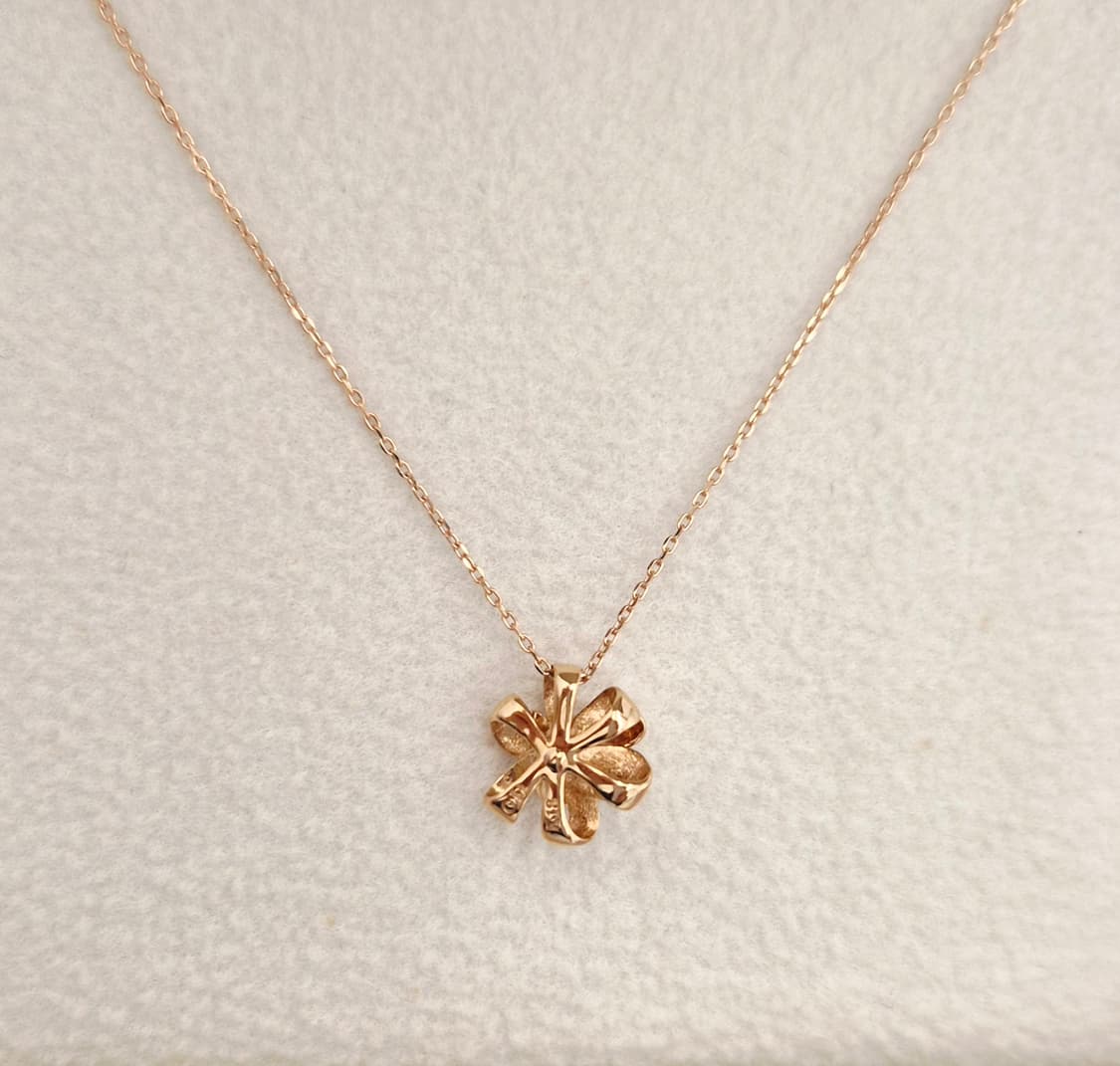 골드듀 KU 쁘띠 봉봉 핑크골드 목걸이 상품이미지5