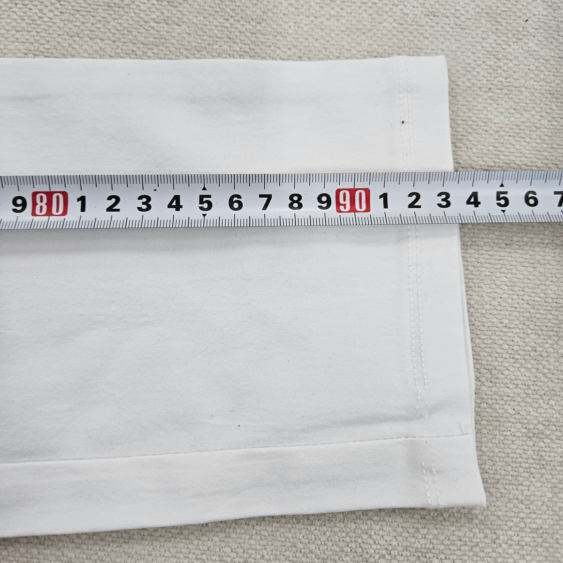 [L] 새상품 뱅뱅 화이트 일자 팬츠 0121Y2 상품이미지9