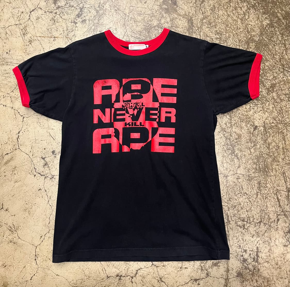 00s 베이프 ape never kill ringer T 상품이미지1