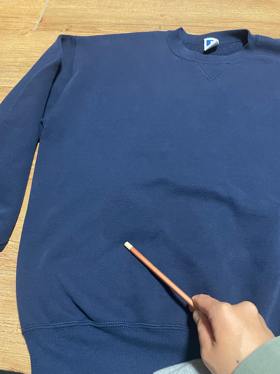 90s 러셀 애슬레틱 스웻셔츠 네이비 미제🇺🇸 상품이미지2