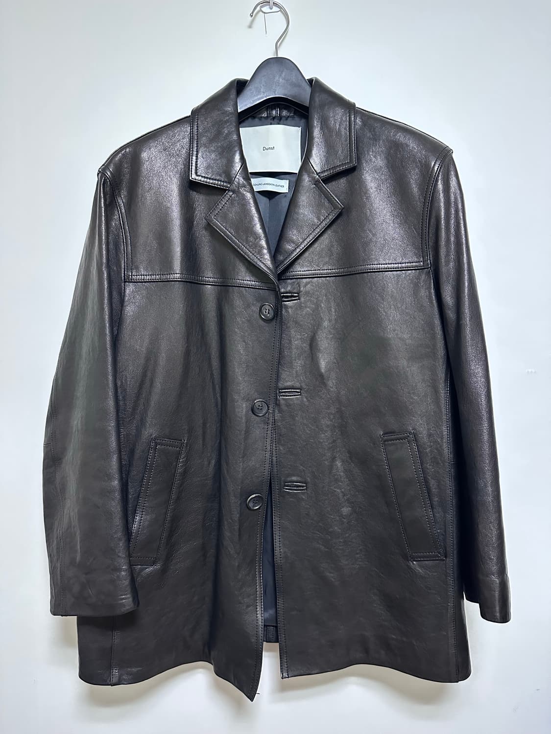 스트 램스킨 레더 하프자켓 정가 55만 상품이미지5