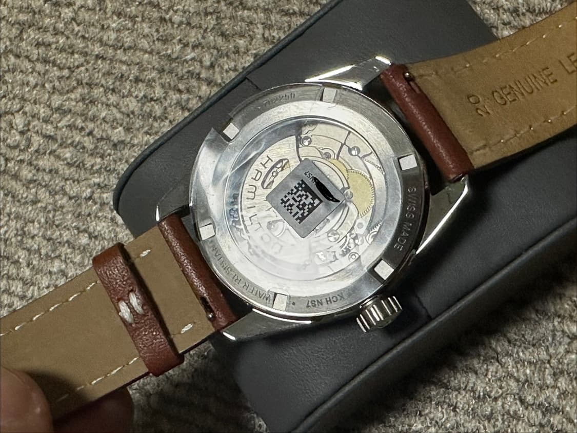 해밀턴 카키필드 익스페디션 37mm 흰판 상품이미지10