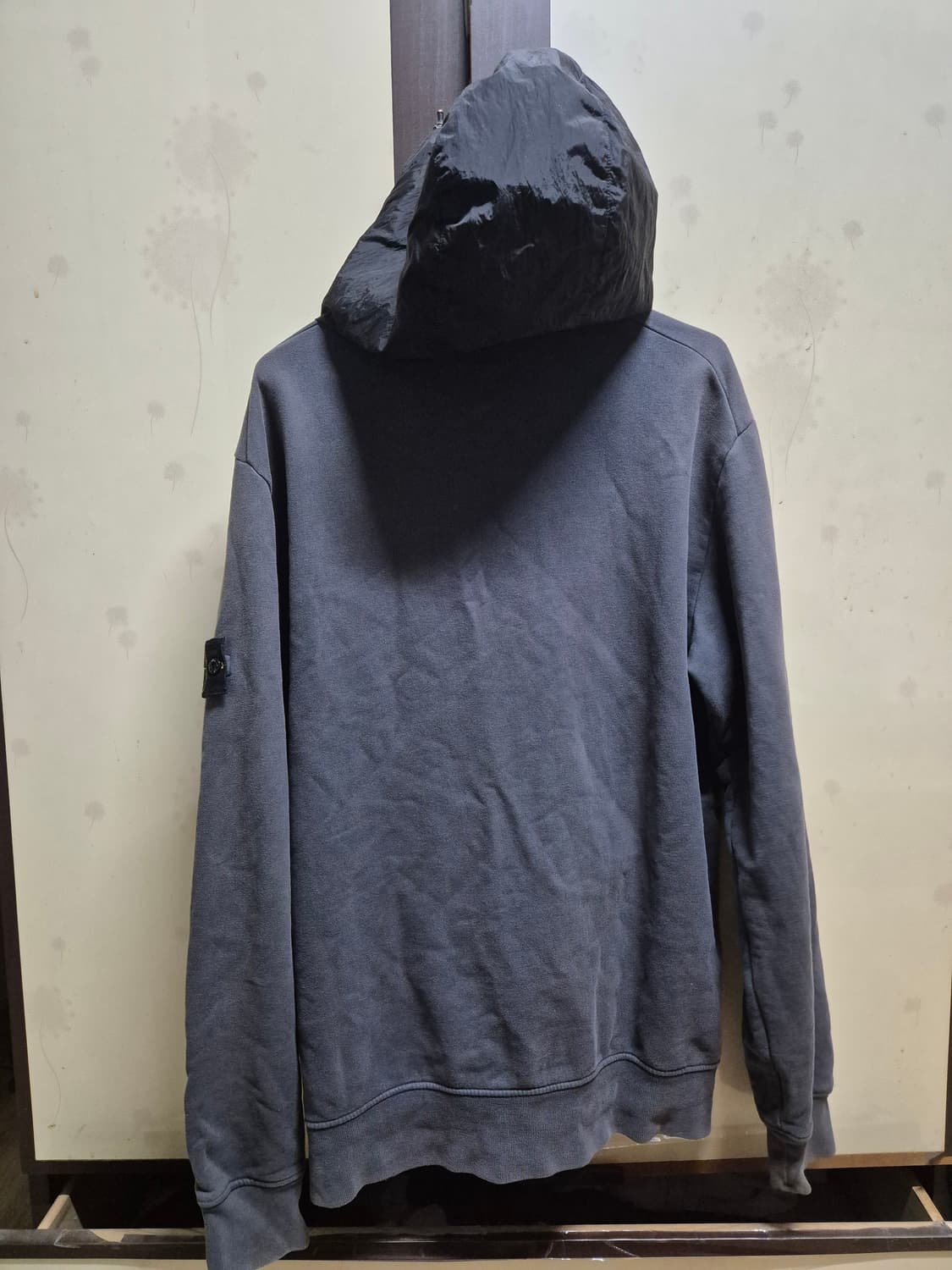 [XXL] 16FW 스톤아일랜드 나일론 후드 집업 차콜 회색 상품이미지7