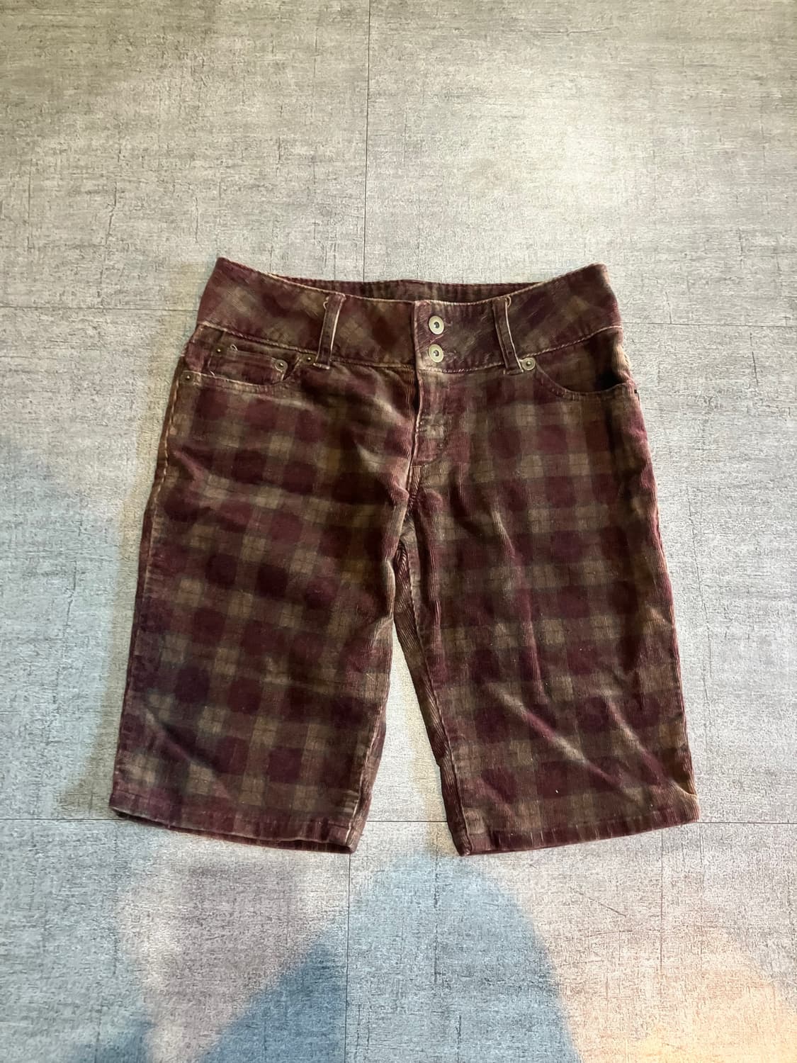 일본빈티지 Colza 하구미모리걸 투버튼 하프팬츠반바지 상품이미지1