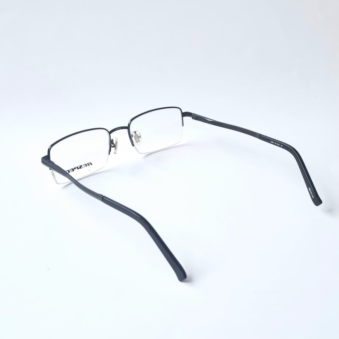 데드스탁 빈티지 직사각 반무테 안경테 443 상품이미지5