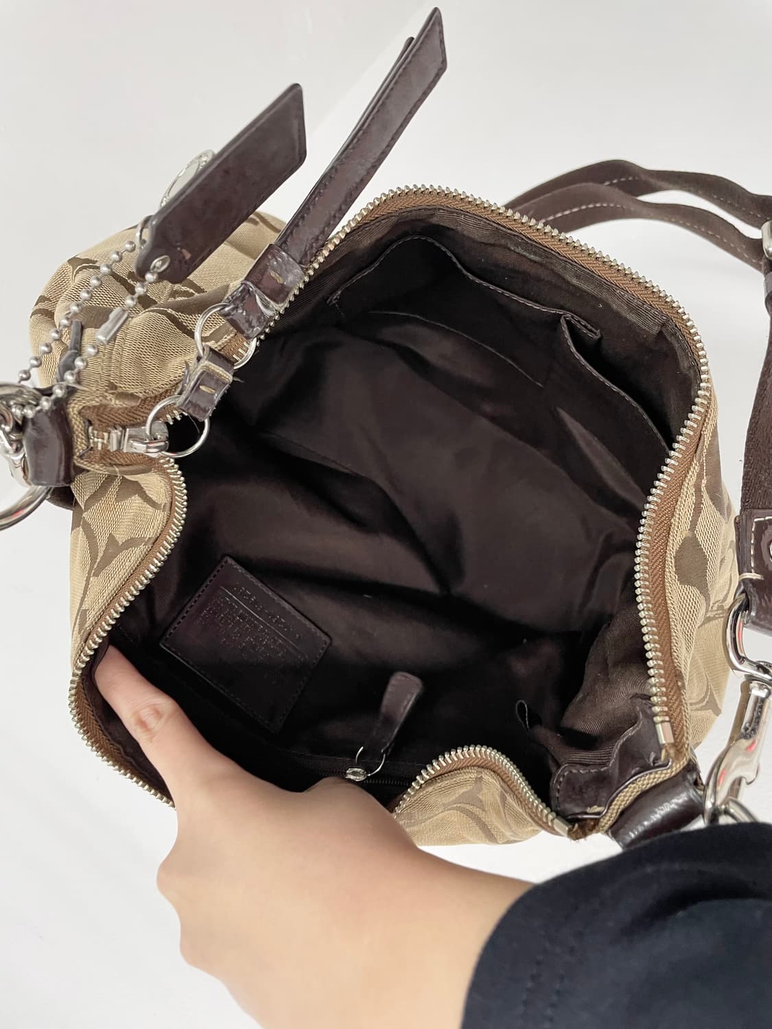 코치 자카드 호보백 상품이미지10