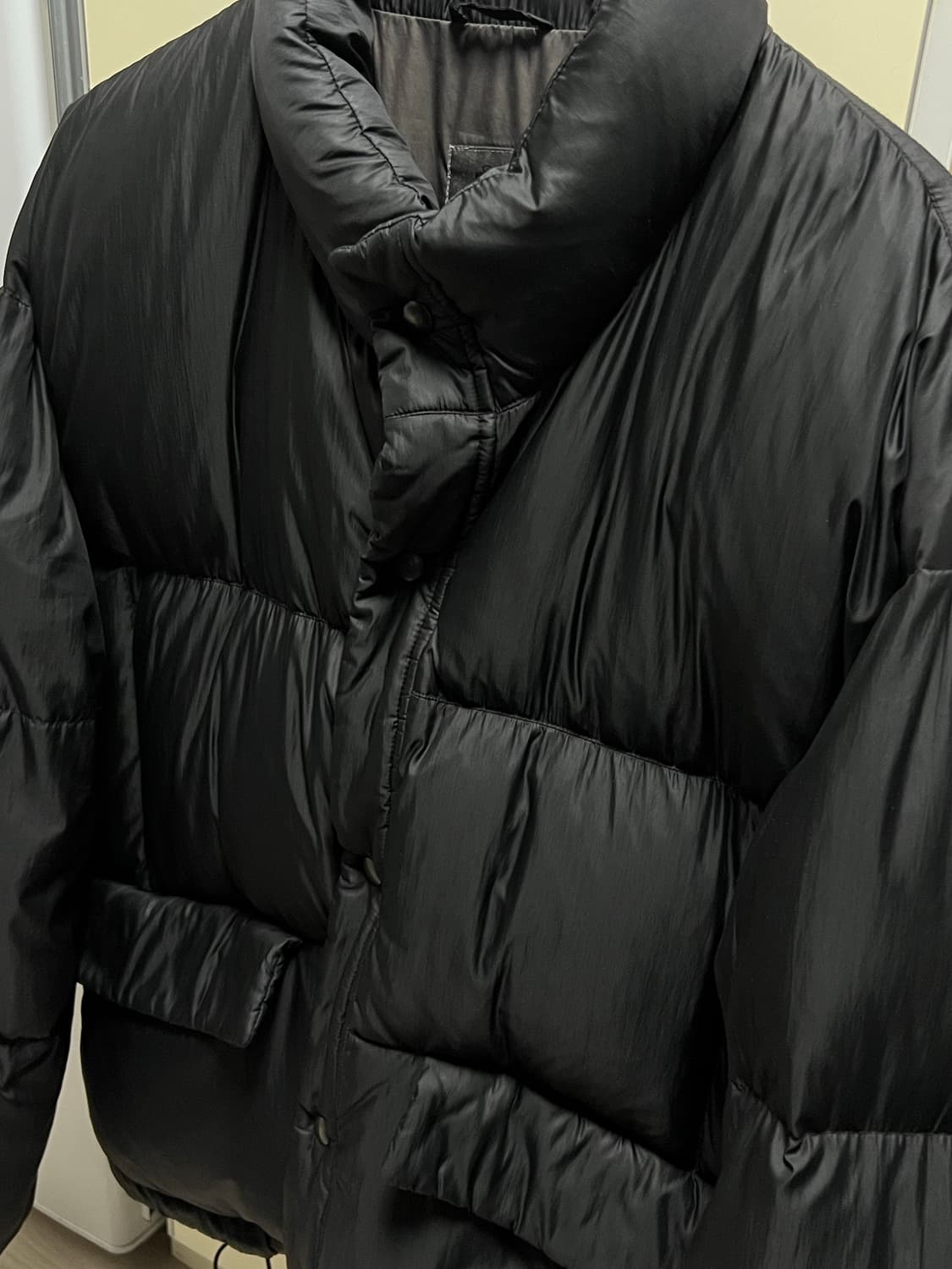 [3] 폴리테루 24fw 유즈드스냅 다운 푸퍼 블랙 상품이미지4