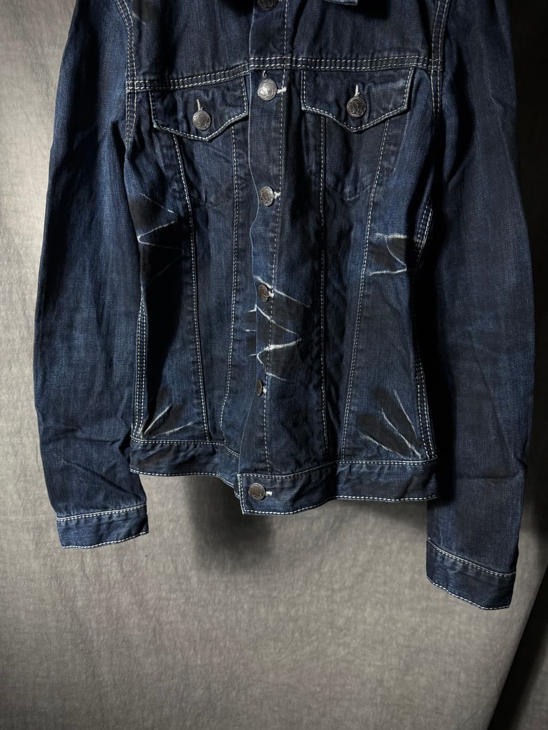 BUFFALO BOBS Crack Wash Denim Jacket 상품이미지4