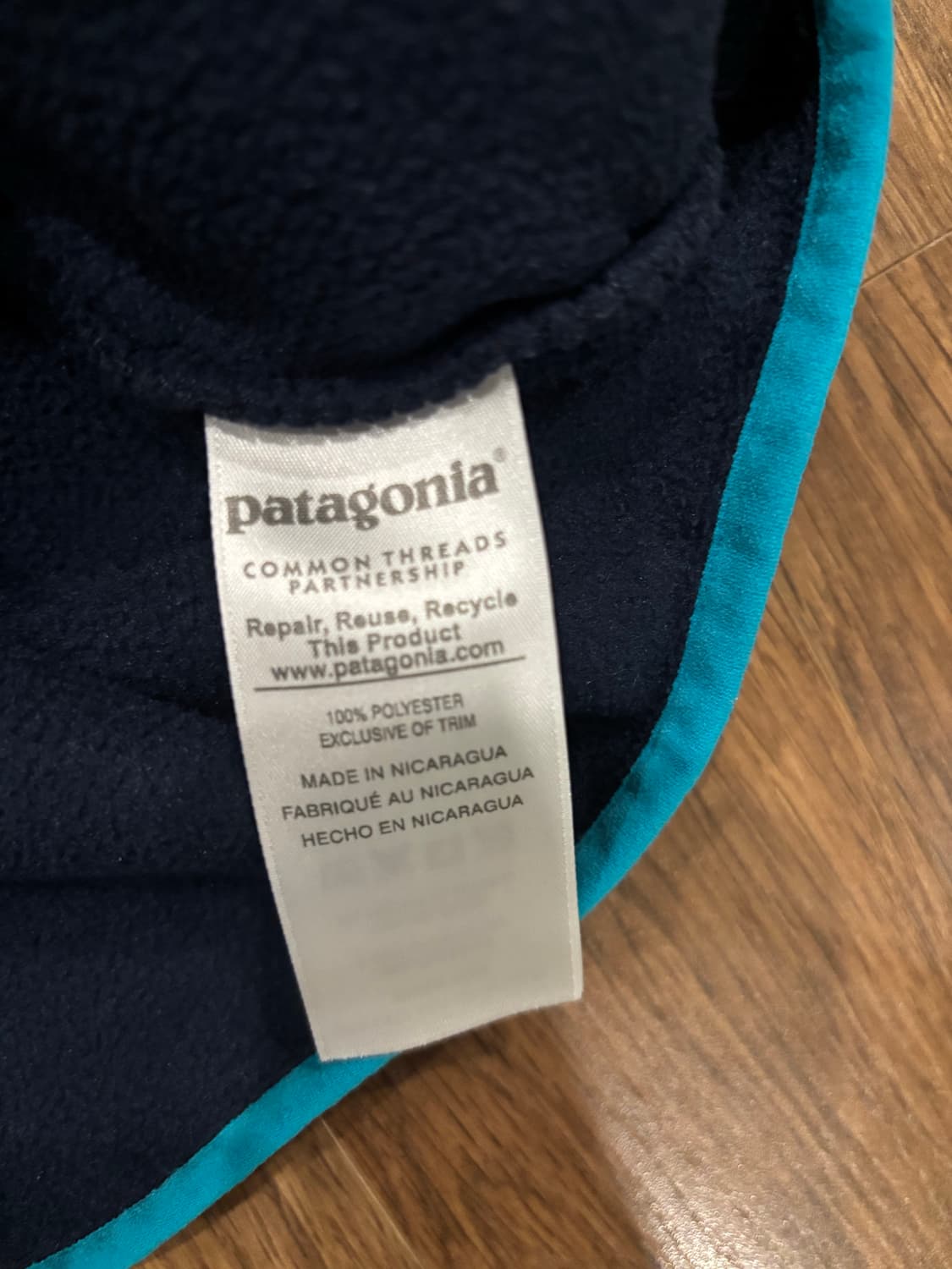 파타고니아 신칠라 네이비/블루 S사이즈 상품이미지5