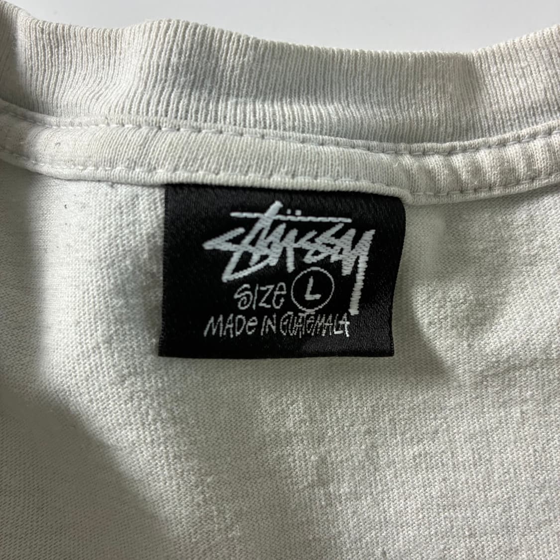 Stussy  스투시 워더드 플라워 프린팅 화이트 티셔츠  상품이미지6