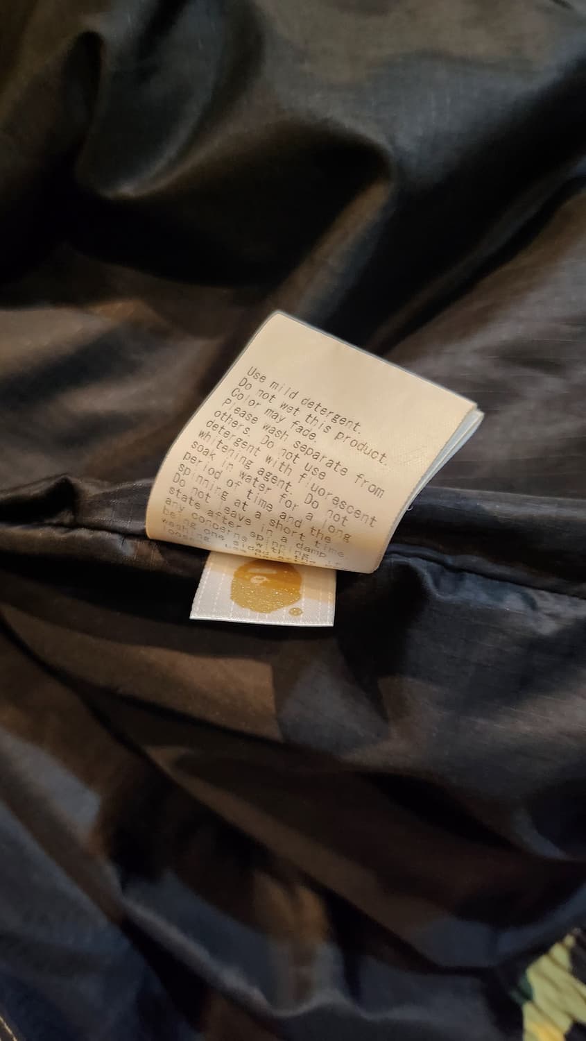 베이프 황계카모 패딩 상품이미지7